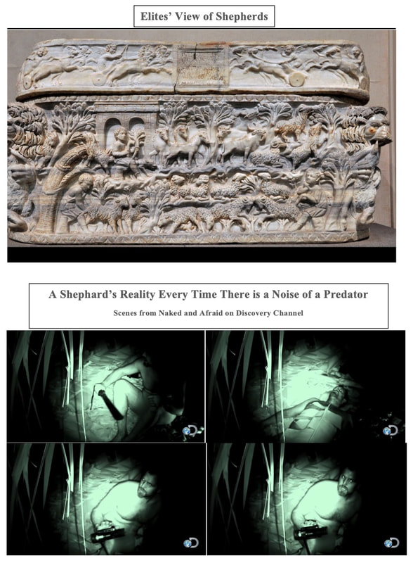 Lenos sarcophagus with bucolic scenes (the sarcophagus of Iulius Achilleus).  Ca. 290 AD.  Baths of Diocletian, Rome.  Meme by Megan Carson.